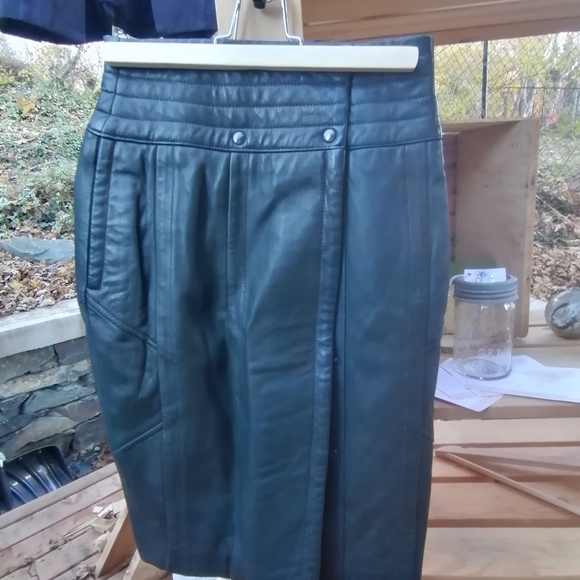 Leather Pencil Skirt Milanoza - Picture 7 of 7